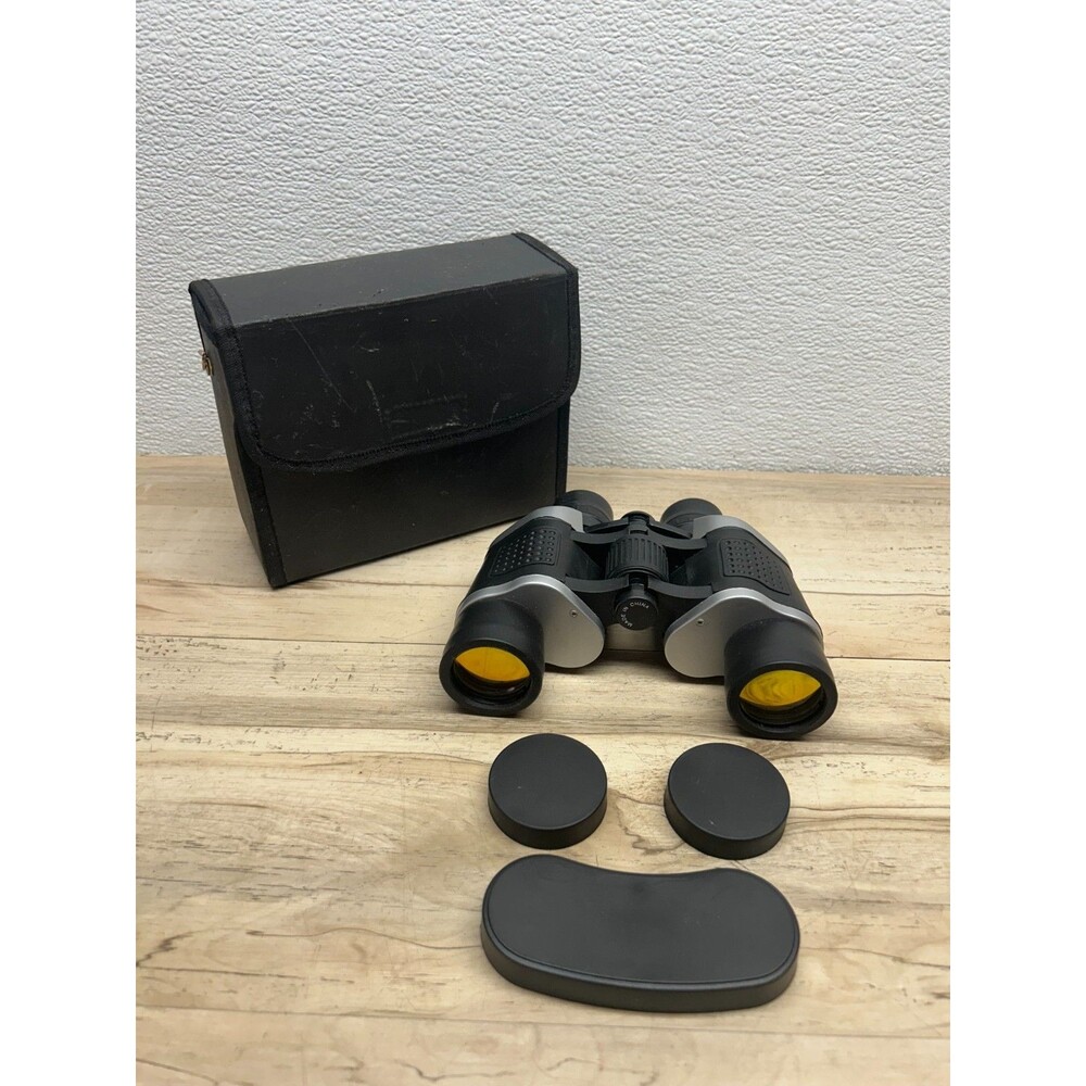 Vintage Bosch Optikon Binoculars With Lens Caps And Case Tested